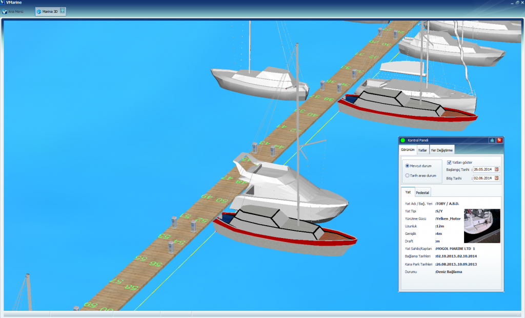 Vmarine 3D marina otomasyon sistemi (9)